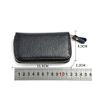 Leather Keychain Car Key Case Bag for Keys Organizer Money Card Holder Pouch Image 3