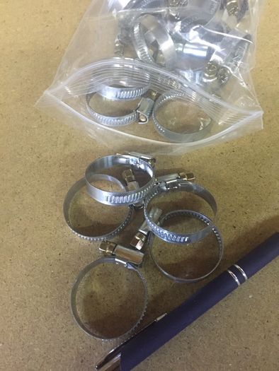 Jubilee clips bag of 50