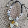 Adjustable Jadeite handmade bird charm bracelet in very good condition with no issues FREE STANDARD POSTAGE INCLUDED Image 3