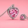 Pandora Halo Oversized Elevated Collier Heart Necklace Image 5