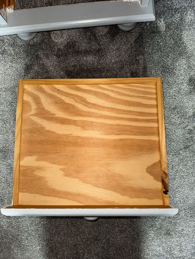 Solid Wood 3 Drawer Bedside Locker