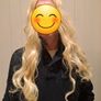 Long blond curly hair Wig Image 3