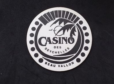 Casino Des Seychelles , Beau Vallon - Vintage Beer Mat/Coaster