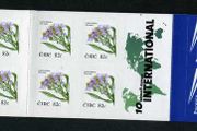 2009 Ireland Wild Flowers (82c) Sea Aster Definitive Stamp Booklet Mint Never Hinged (MNH). Hibernian HB161.