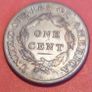1814  American One Cent Coin in Extremely Fine Condition Image 2