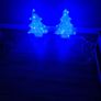 2 blue plug in Christmas trees. Image 3