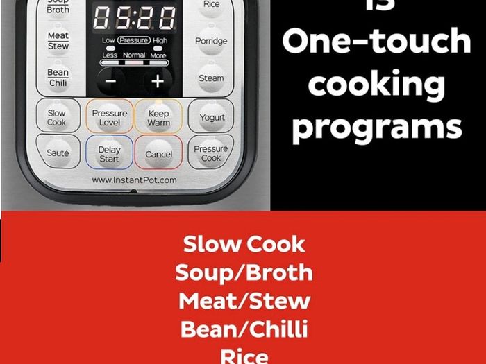 Instant Pot Duo 7-in-1 Smart Cooker, 5.7L - Pressure Cooker, Slow Cooker, Rice Cooker, Saute Pan, Yoghurt Maker, Steamer and Food Warmer, Brushed Stainless Steel (FREE POSTAGE)