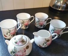The leonardo collection redoute rose set of 6