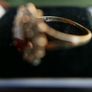 Vintage 9ct Yellow Gold 375 Gold Garnet  Ring 2,0g size L1/2 Image 9