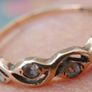 Vintage 9ct Solid Gold 375 5-Stone  Gemstone Ring Image 5