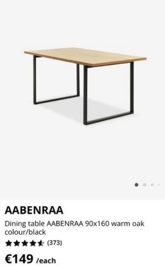 Dining table