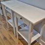 Pair of IKEA HEMNES Bedside Tables White Stain (Solid Pine Wood) Image 3
