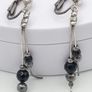 925 vintage Sterling silver Onyx set Image 5