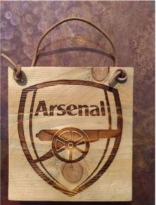 Arsenal Football Club Premier League Laser Engraved Gift Idea
