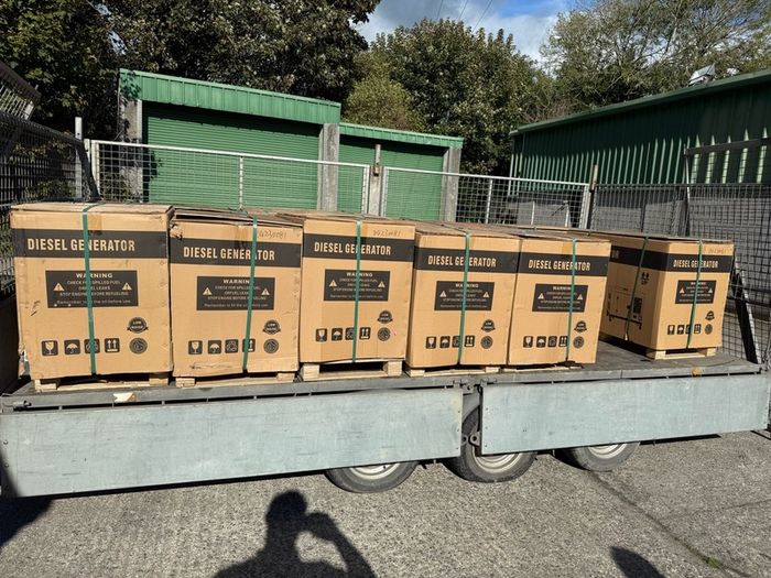 Selection of brand-new 13kva and 20 kVA Super Silent Diesel Generators