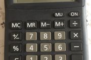 Casio Calculator, As New, solar power or battery operated