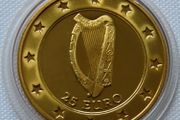 Ireland Rare 25 Euro 1996 Gold Plated Proof Colour Red Squirrel - 400 max mintage