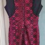 Darcy IRELAND pink and black bodycon dress Sz M (Fit10-12UK) - Rrp 149  (New) Image 10