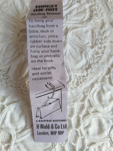 Vintage Handbag Retainer