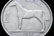 [#2002] - Ireland 1961 | MULE | Irish 2s6d | Irish Half Crown | Horse | KM.17