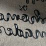 'Happiness is Home Made' Black Wall Sign Image 8