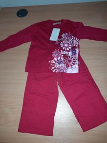 Baby girl 2 piece outfit, Size 80. Age 1