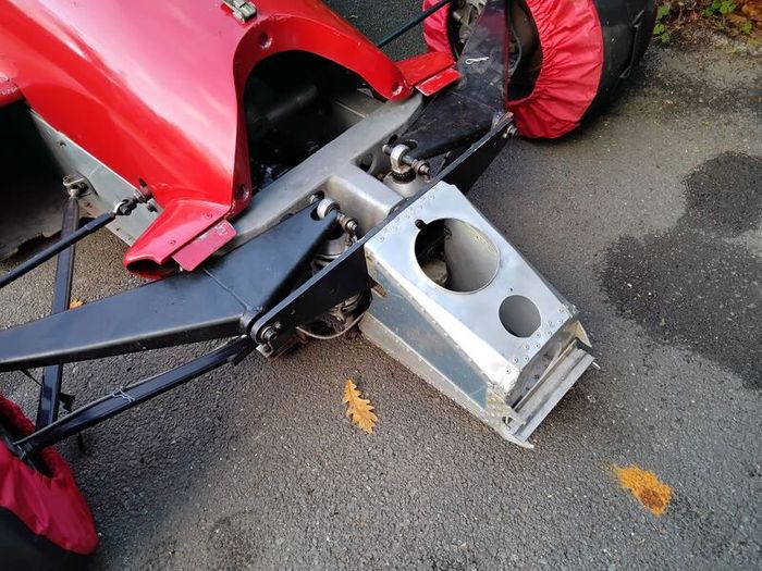race car with spares at extra cost