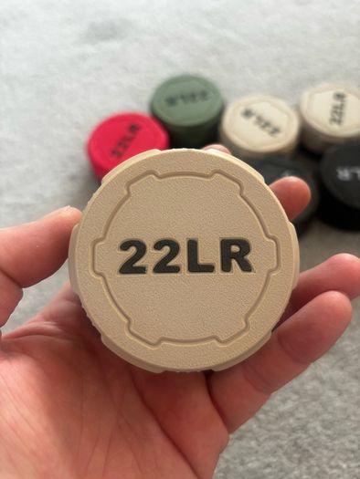 Mini .22LR Ammunition Storage Box Pocket Size Fits 50 Rounds Secure Screw Lid Durable Case For Small Caliber Rounds