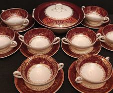 Vintage Myott Son & Co. Art Deco Kitchen Decor.