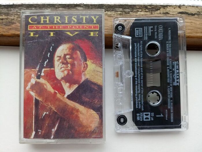 Christy Moore Live At The Point Cassette Tape