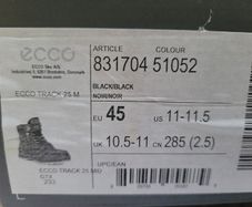 Ecco track 25 m mens boots brand new size 45