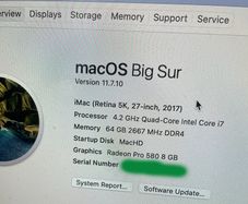 iMac 27 inch 5K Retina