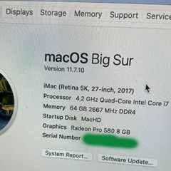 iMac 27 inch 5K Retina