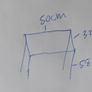 SALE FOR CHARITY Shabby Chic Solid Wood Side Table Image 3
