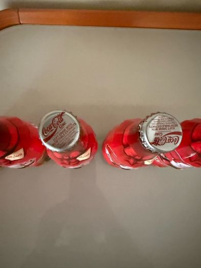 5 Vintage Coca Cola bottles