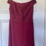 3 x Dessy burgundy bridesmaid dresses Image 6