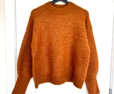 NEW George Wool Blend Balloon Sleeve Jumper M 12 14