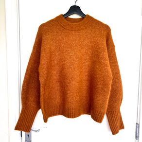 NEW George Wool Blend Balloon Sleeve Jumper M 12 14