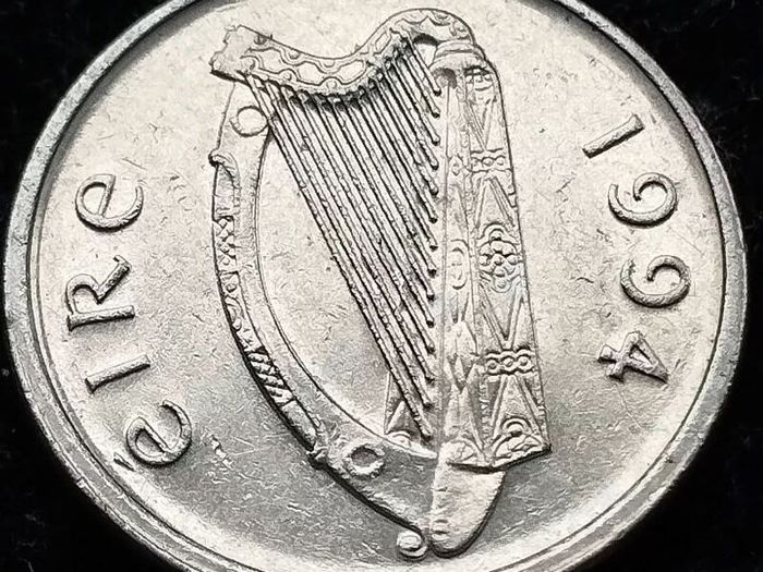 [#2091] - Ireland 1992 | ERROR | Irish 5p | 5 Pence | KM.28 | UNC