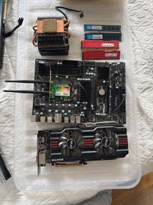 AMD AM3+ Motherboard Bundle + GPU + DDR3 RAM + Wi-Fi Card