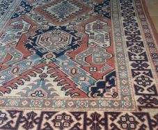 Hand knotted rug