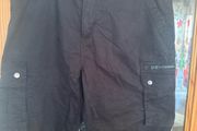 Men's Black Denim Co. Utility Cargo shorts size W36 Perfect condition Postage included