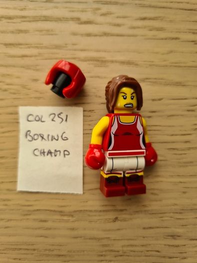 lego col251 boxing champ collectible series 16
