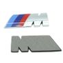 Bmw M-Sport Rear M Badge/Emblem (Chrome) New Style Image 2