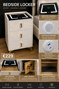 Modern Smart Bedside Locker Deal