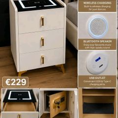 Modern Smart Bedside Locker Deal