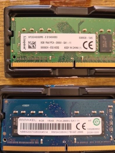 Memory Ram - 8gb ddr4 sodimm 2666Mhz
