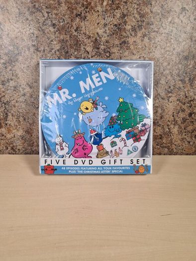 Mr Men Dvd Box Set Gift Set Tin 5 Discs Roger Hargreaves Brand New
