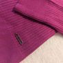 DKNY deep fuchsia turtleneck with free left shoulder detail Image 4