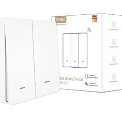 MOES ZigBee 2 Gang Wireless Smart Wall Light Switch